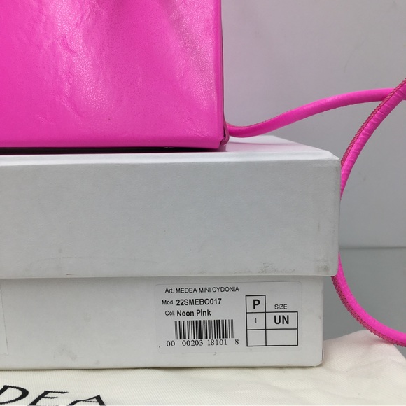 Medea Cydonia Mini Handbag Neon Pink - Picture 13 of 16